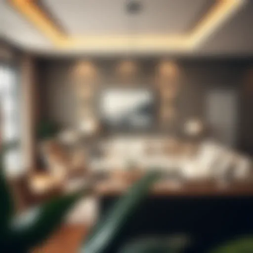 Elegant living room with affordable furniture