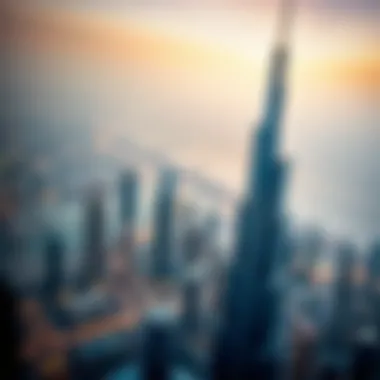 Integration with Dubai's Skyline Aerial perspective highlighting Blumont Capital Tower's integration with Dubai's skyline