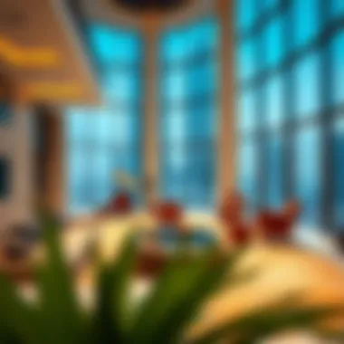 Luxurious office interior at Central Park Towers