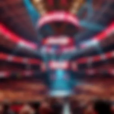 Inside view of Coca-Cola Arena during a concert event