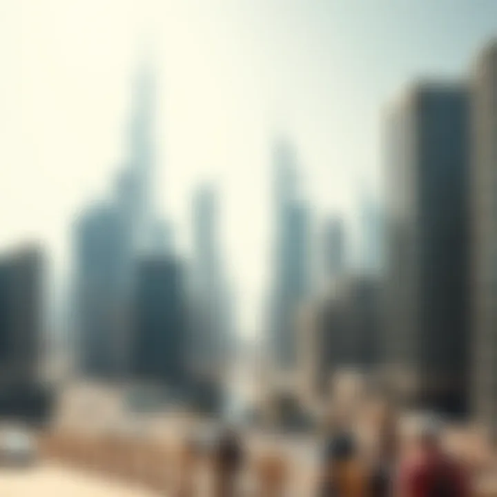 Financial district of Dubai illustrating economic opportunities