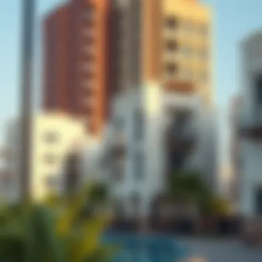 Diverse Housing Options Luxurious residential area in Dubai highlighting housing options
