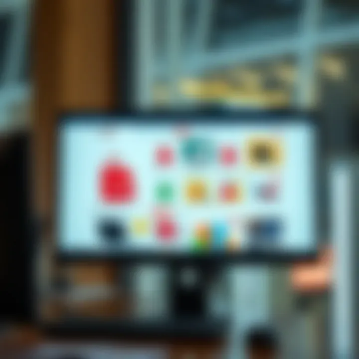 A computer screen displaying various online shopping deals.