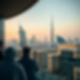 A panoramic view of Dubai's skyline showcasing modern architecture