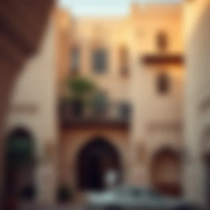 Traditional Arabian architecture in the Al Fahidi neighborhood