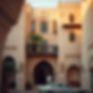 Al Fahidi: A Glimpse into Dubai's Rich Heritage Traditional Arabian architecture in the Al Fahidi neighborhood