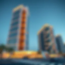 Stunning exterior view of Dubai Index Tower showcasing its unique architectural design