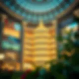 Stunning architectural facade of خنجي ياس مول
