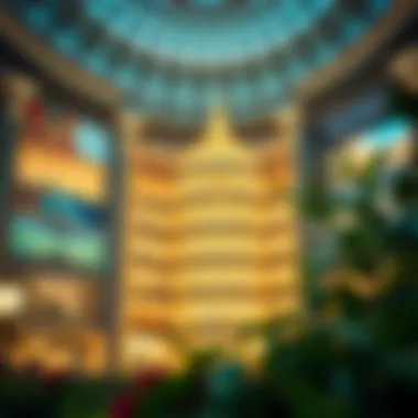 Breathtaking Architecture of خنجي ياس مول Stunning architectural facade of خنجي ياس مول