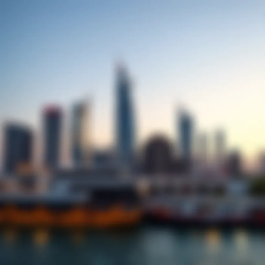 Stunning skyline of Shorooq Dubai showcasing modern architecture