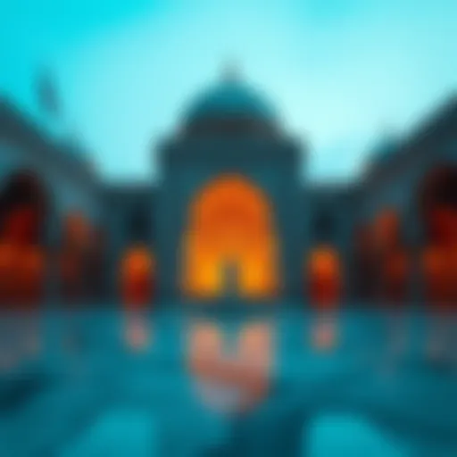 A stunning view of Al Shindagha Museum showcasing its intricate architecture