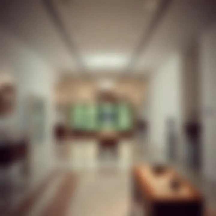 Exhibition space within the museum featuring artifacts of Dubai's heritage