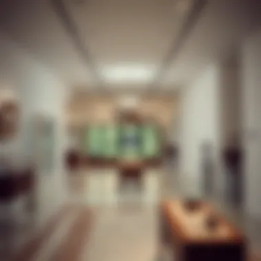 Cultural Exhibits at Al Shindagha Museum Exhibition space within the museum featuring artifacts of Dubai's heritage