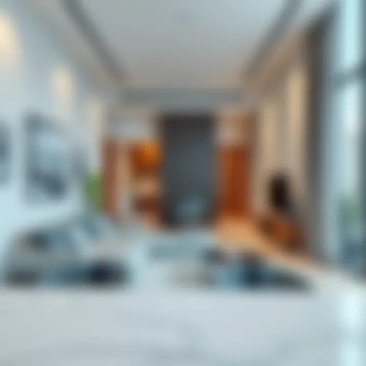 Interiors of a modern apartment in Karama