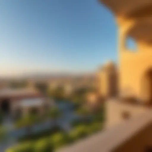 Scenic view of Al Ain showcasing local architecture and greenery