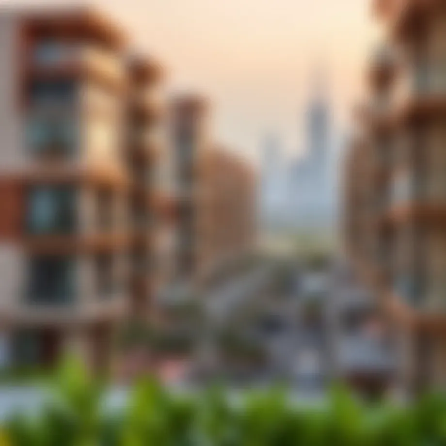Scenic view of Dubai showcasing affordable housing options