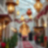 Festive decorations symbolizing cultural heritage during UAE holidays