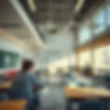 Modern classroom interior in a Dubai school