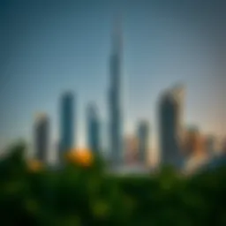 Stunning skyline of Dubai featuring a prominent business tower