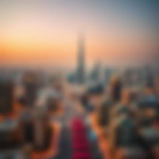 Aerial view of Abu Dhabi skyline showcasing iconic architecture